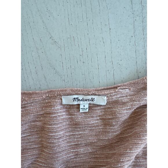 Madewell Camel Brown Cardigan Balletcore Boho Bohemian Indie L - Picture 4 of 6